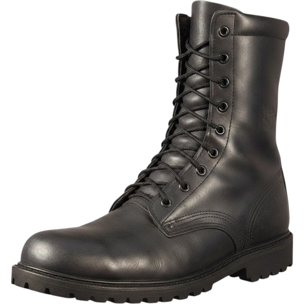 All American Boots Mfg Leather Tactical Duty Firefighter Mens 11.5 D Steel Toe‎